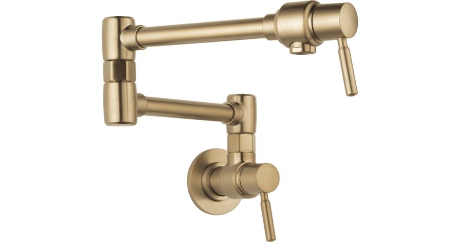 Brizo 62820LF-GL Euro 4 GPM Wall Mounted Single Hole Pot | Build.com added by Elevated by Elise LLC