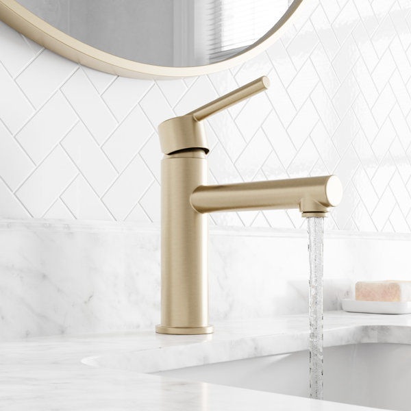 Tossana Single Hole Faucet Single-handle Bathroom Faucet with Drain Assembly added by Haley Freckleton