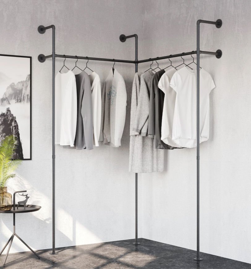 Industrial Closet Rails, Black added by Kristi Kautz