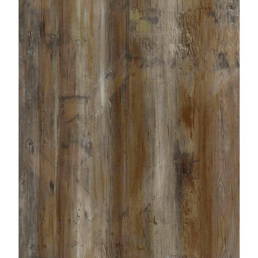 DuraDecor Weekend Warrior Blazed Barnwood 3 MIL x 6-in W x 36-in L Peel & Stick Water Resistant Luxury Vinyl Flooring (21 sf/case) DD7569 - The Home Depot added by Jasmine Benton