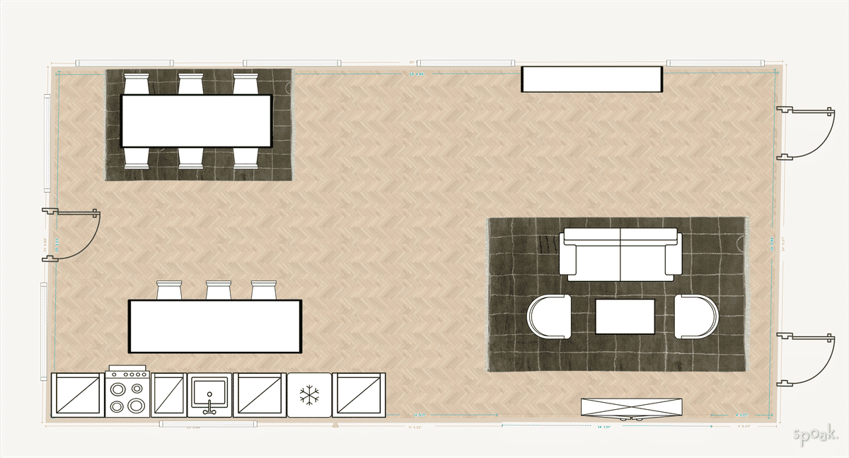 Multi Story Apartment Floor Plan designed by Rickie Mincy
