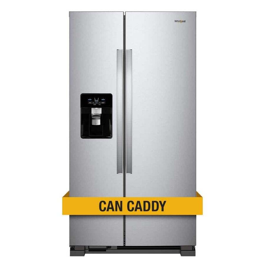 Whirlpool 21.4 cu. ft. Side by Side Refrigerator in Fingerprint Resistant Stainless Steel WRS321SDHZ - The Home Depot added by Melissa Knowles
