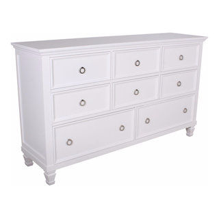 New Classic Tamarack 8-Drawer Dresser, White - Traditional - Dressers - by Emma Mason | Houzz added by Shannon Jones