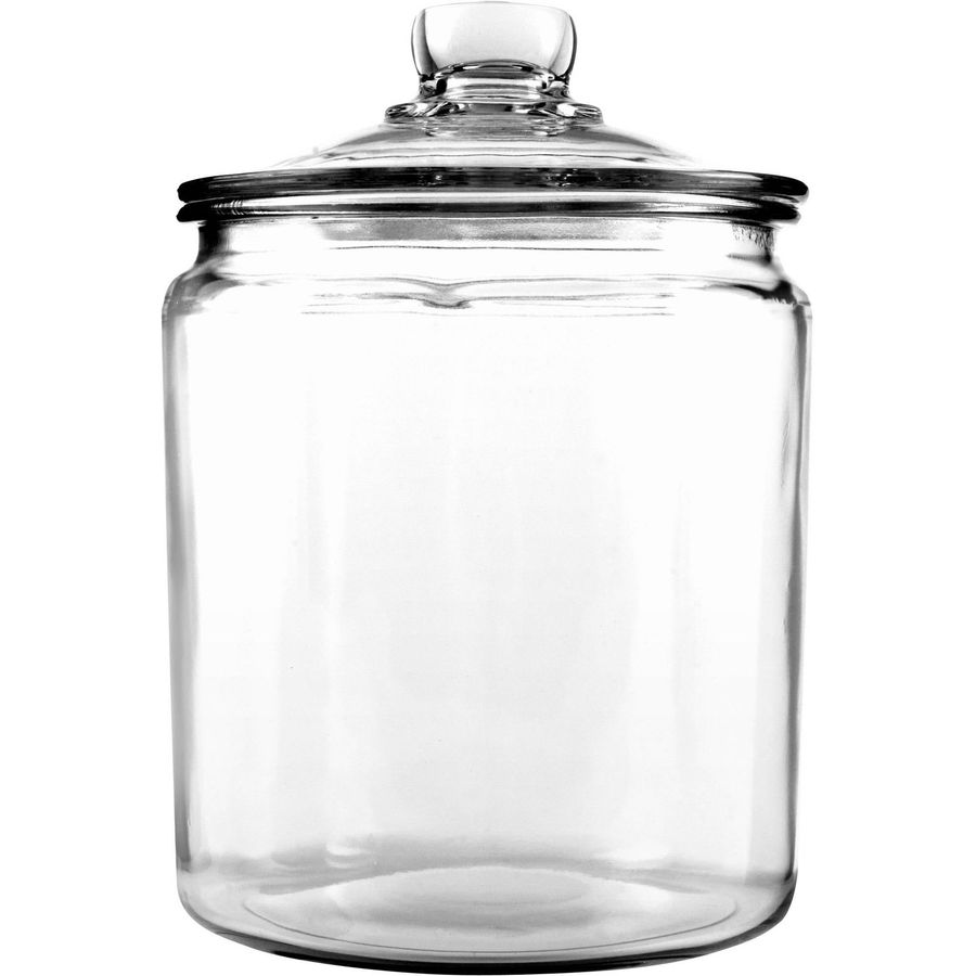 Anchor Hocking Heritage Hill Glass Jar with Lid, 1/2 Gallon - Walmart.com added by Dakotah Van Hook