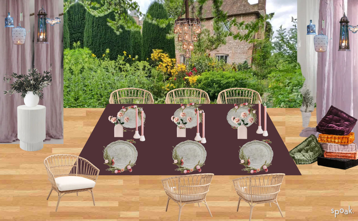 Dining Room Inspiration designed by Kira Violet