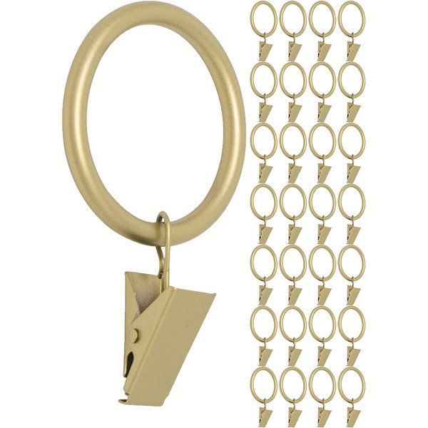 Stainless Steel 1.5'' Curtain Rings added by Elevated by Elise LLC