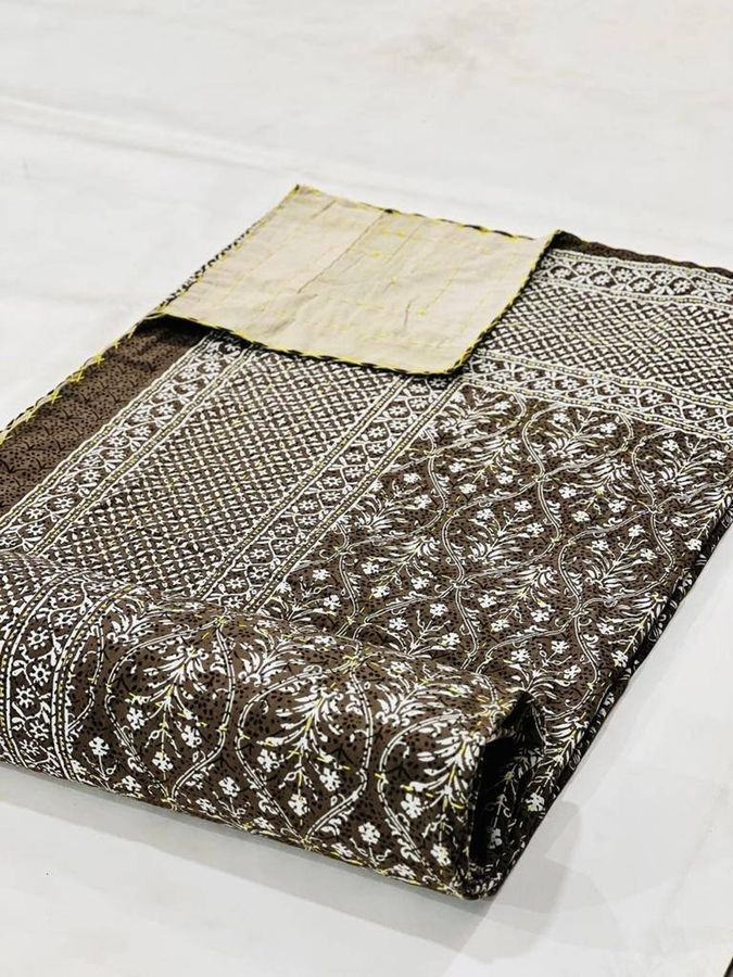 Best Selling Dark Brown Bedding Gorgeous Quilt That Has the Perfect Vintage Look With Two 18x28 Inches Pillows Cover Free Unique Design - Etsy added by Grace Zodikoff
