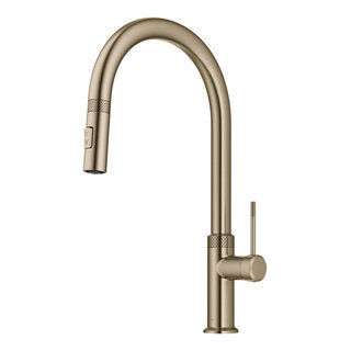 Oletto Pull-Down 2-Function 1-Handle 1-Hole Kitchen Faucet - Contemporary - Kitchen Faucets - by Kraus USA, Inc. | Houzz added by Jennifer Malone