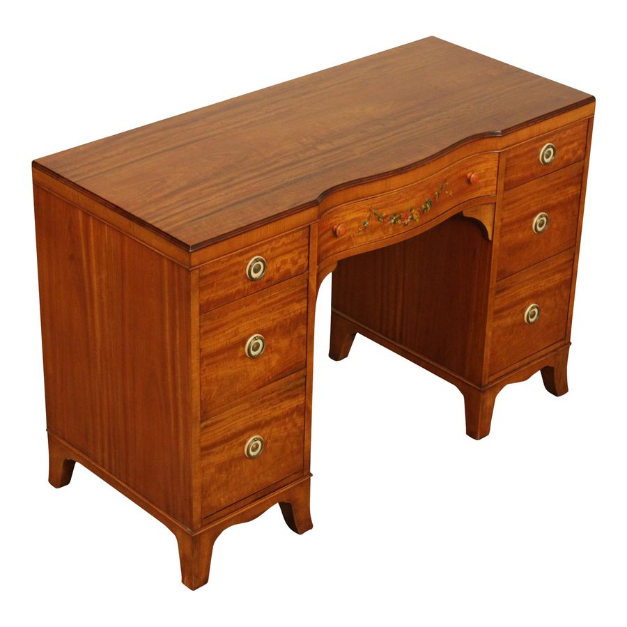 1930's Vintage Satinwood Paint Decorated Writing Desk added by Megan Stephenson