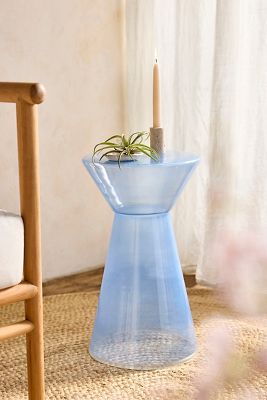 Colorful Glass Side Table, Narrow added by Brooke Schwartz