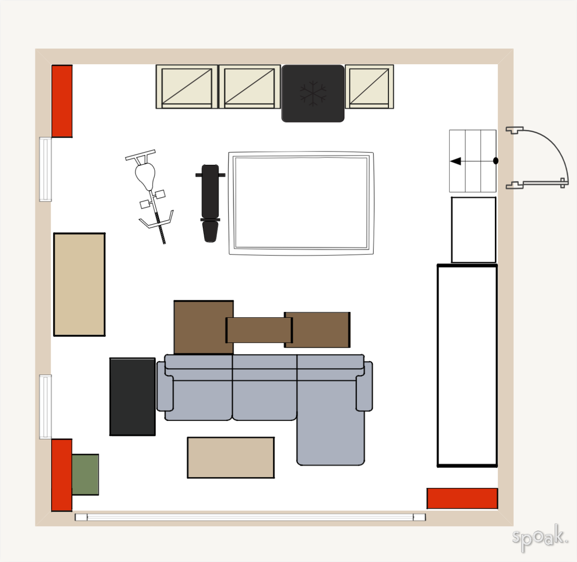 Garage Layout designed by Heidi Fisk