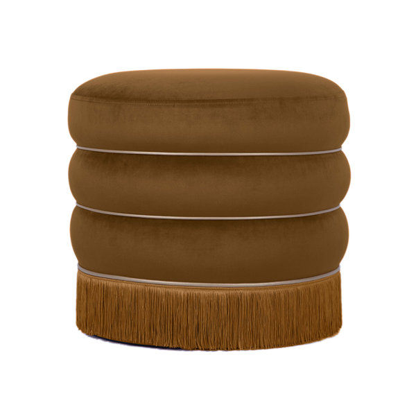 Jerrol Velvet Ottoman added by Natasha Ross