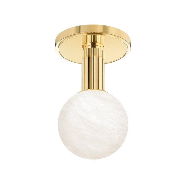 Alabaster LED Semi Flush Mount added by Anna Negyesi