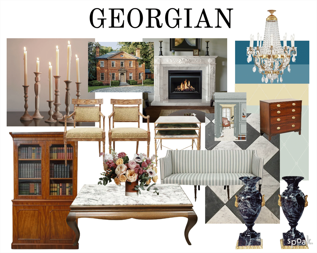 Victorian Kitchen + Living Room Inspo designed by Macy McCauley