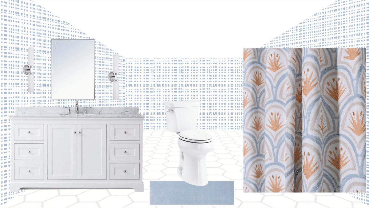 Bathroom Inspiration designed by Lauren Moe