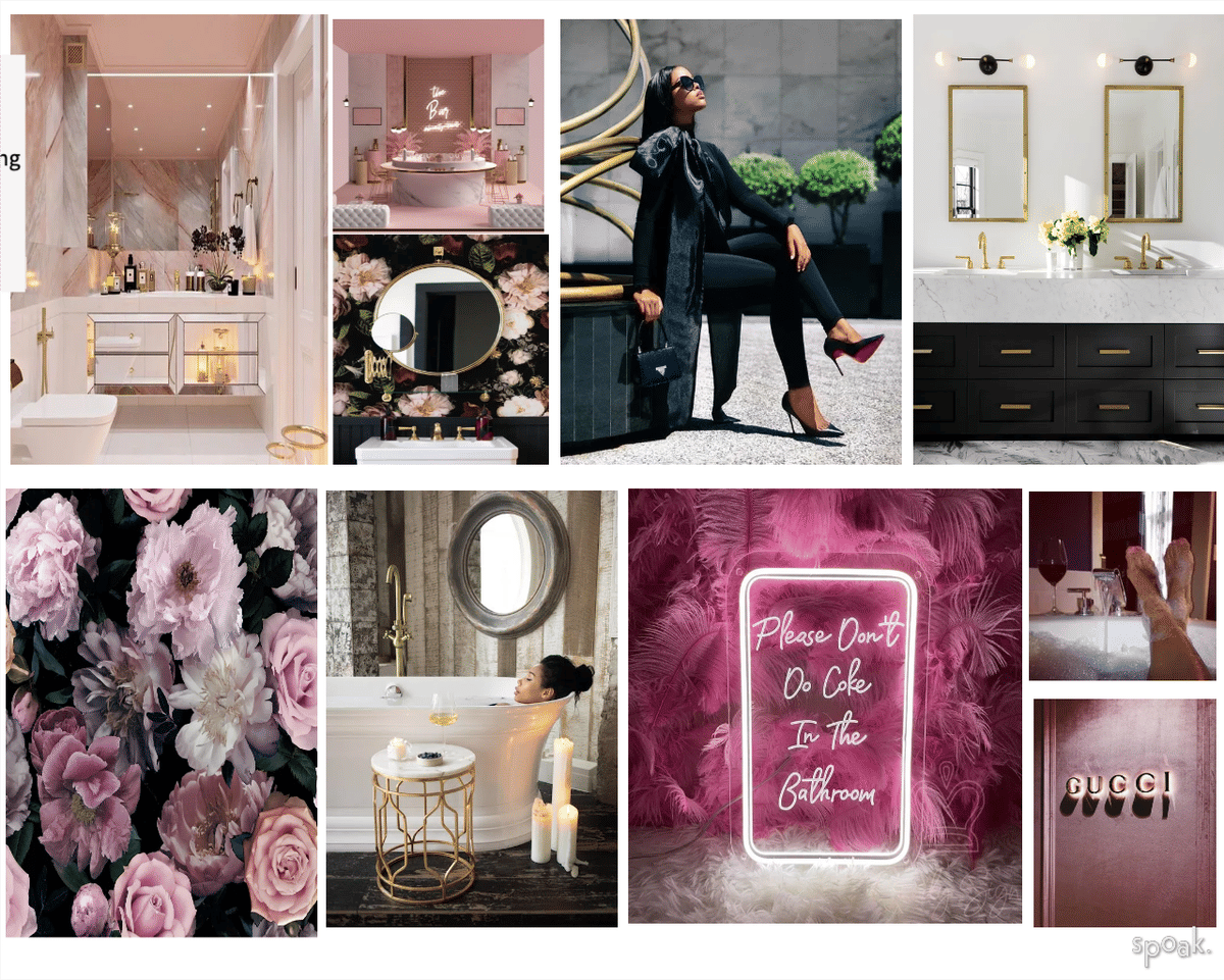 Purple Bathroom Ideas designed by Jasmine Lawton