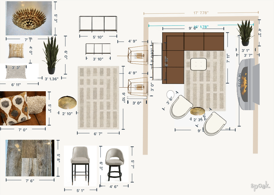 Dorm Room Floor Plan designed by Jerilyn Gruning