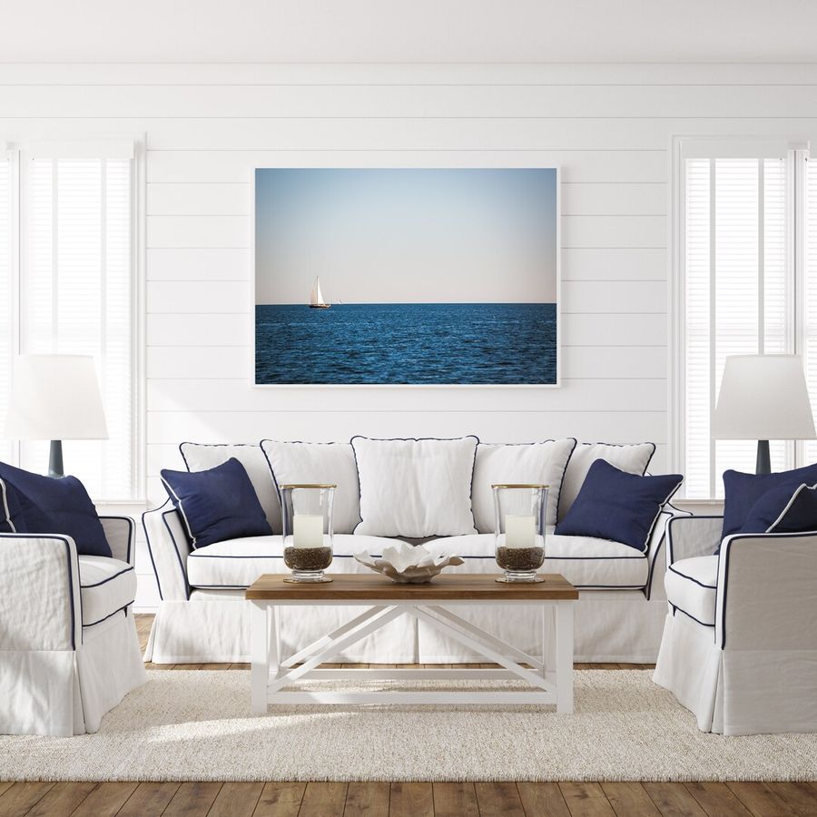 Coastal Decor Sailboat Art Coastal Maine Wall Art - Etsy added by Cornelia Spiske