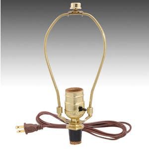 Make a Lamp Kit brass harp with socket and cut to size cork adapter U.L. listed: Your choice of 6 ft. cord colorColour:BrownSize:harp size inchesTransaction #4192146164Quantity: 2Returns and exchanges accepted within 30 days of deliveryReview this item added by Serena Finnerty