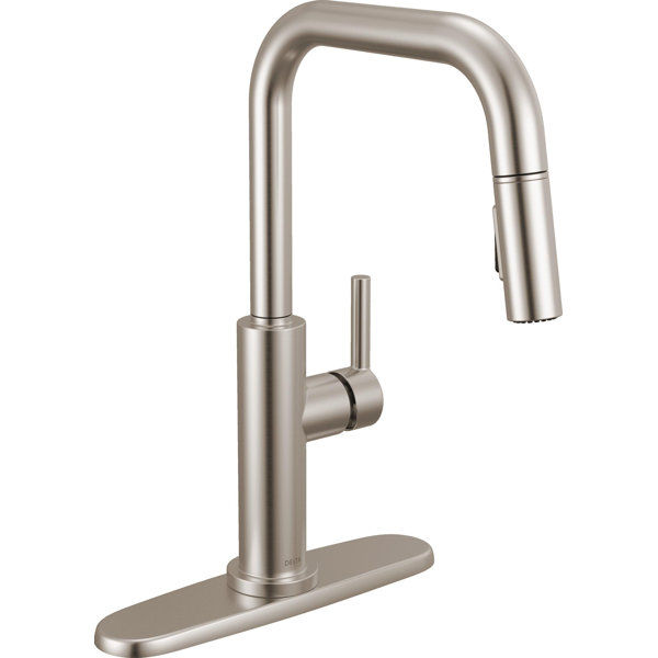 Nicoli U-Spout Pull Down Sprayer Kitchen Sink Faucet, Single Handle Kitchen Faucet added by Lindsay Schultz