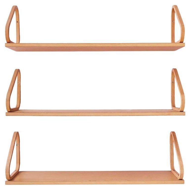 Vintage Alvar Aalto 112b Birch Wood Shelf, Finland, 1950s added by Lindsey Mossler