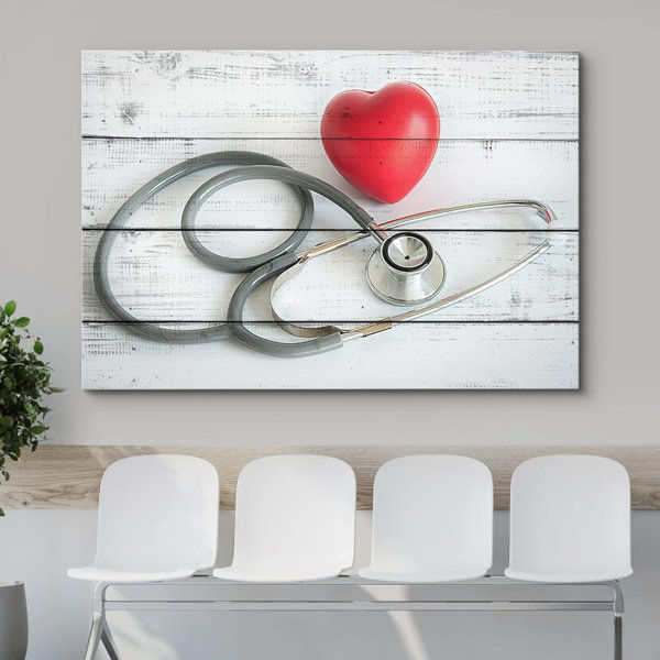 Wood Effect Panel Doctor's Stethoscope Heart Medical Health Photography Therapeutic Wall Decor added by Amanda Higgins