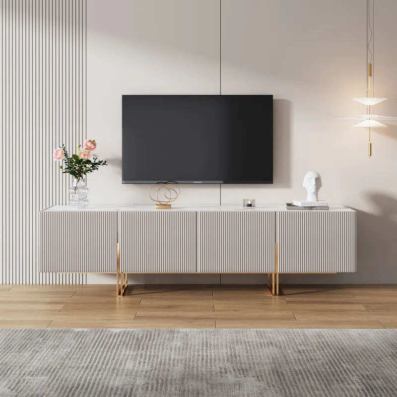 Pierpoint TV Stand for TVs up to 88" added by Jessica Russell