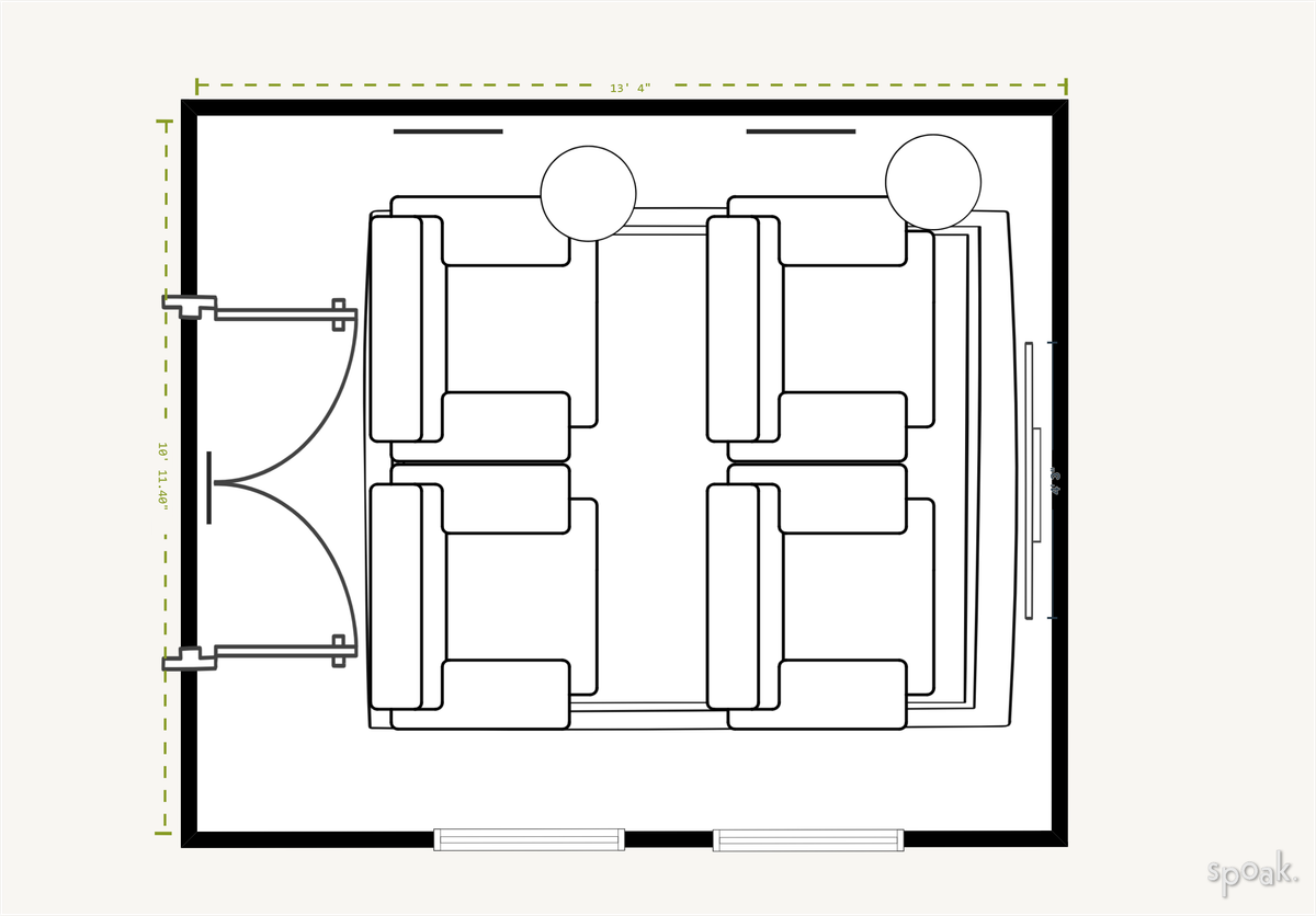 Primary Bedroom Plan designed by Eliza B