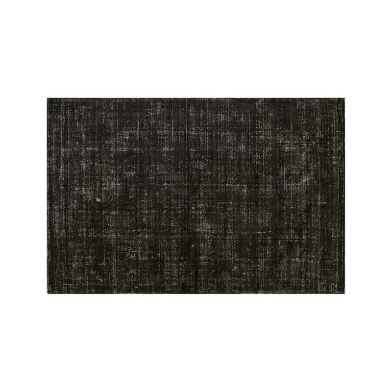 Vaughn Modern Black Rug 6'x9' + Reviews | Crate & Barrel added by Spoak Member