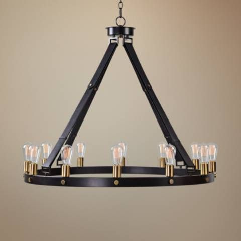 Uttermost Marlow 12 Light Bronze Chandelier - #36R66 | Lamps Plus added by MISSY PITT