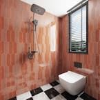 Ceramic Decor Picket Hexagon Subway 3 in. x 12 in. x 10mm Wall Tile Case - Coral (20 Tile PCS/5 sq. ft.) added by Katie Knott
