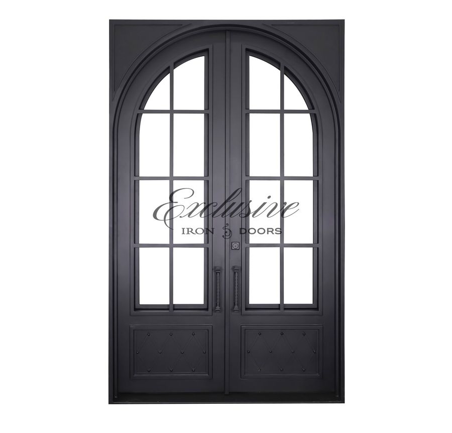 Custom Double Eleanor 8 Lites | Exclusive Iron Doors added by Ashley Wells