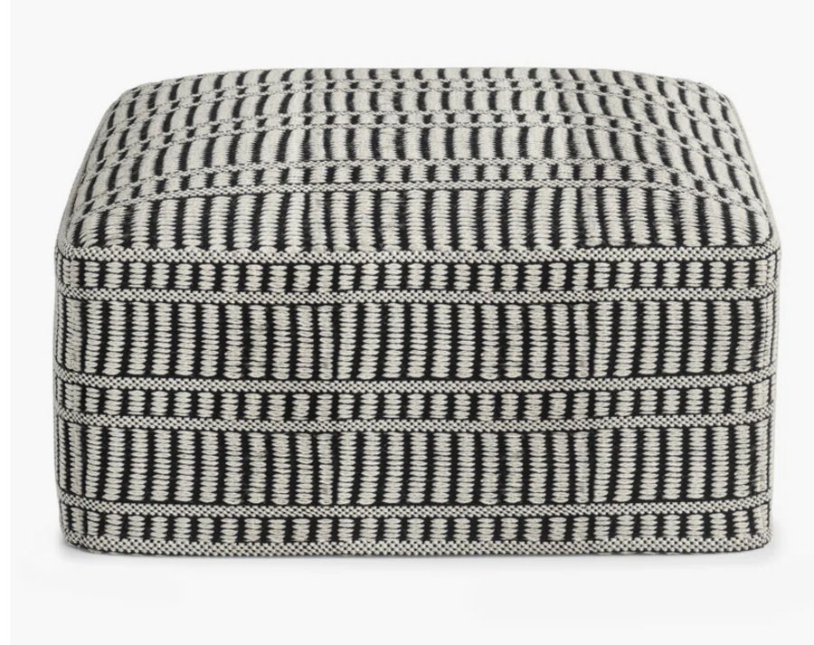 Simpli Home Safford Square Woven Outdoor/ Indoor Pouf & Reviews | Wayfair added by HELEN SALGADO