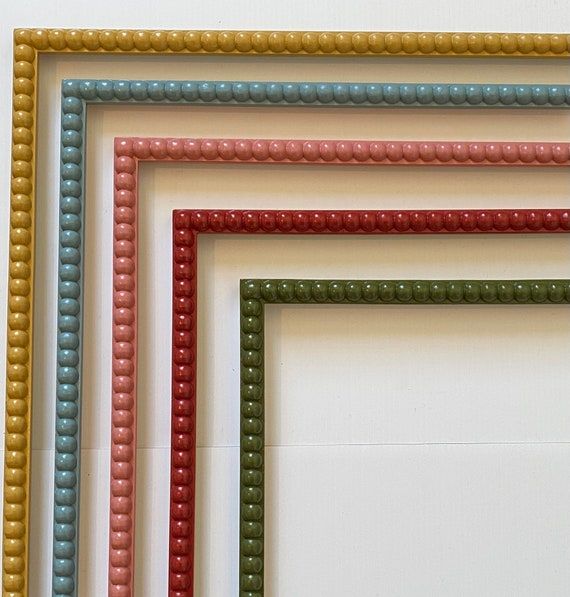 Beautiful Hand Painted Lacquered Bobbin Picture Frames. Any - Etsy added by Spoak Member