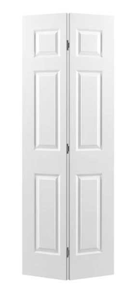 Masonite Traditional 48-in x 80-in 6-panel Textured Hollow Core Primed Molded Composite Closet Bifold Door added by Diana Rojas