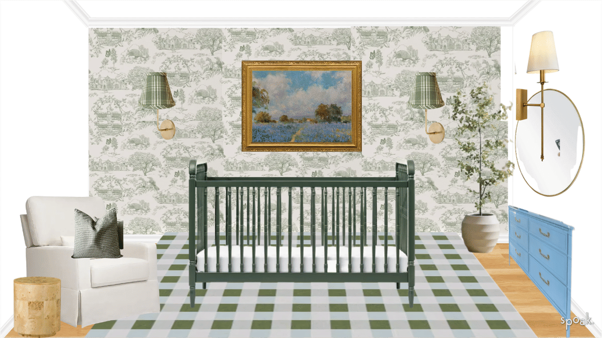 Farmhouse Nursery Inspiration designed by Becca Hill