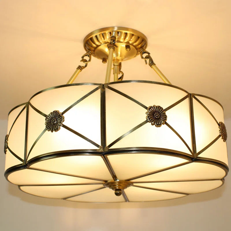 Naperville Glass Semi Flush Mount added by HELEN SALGADO
