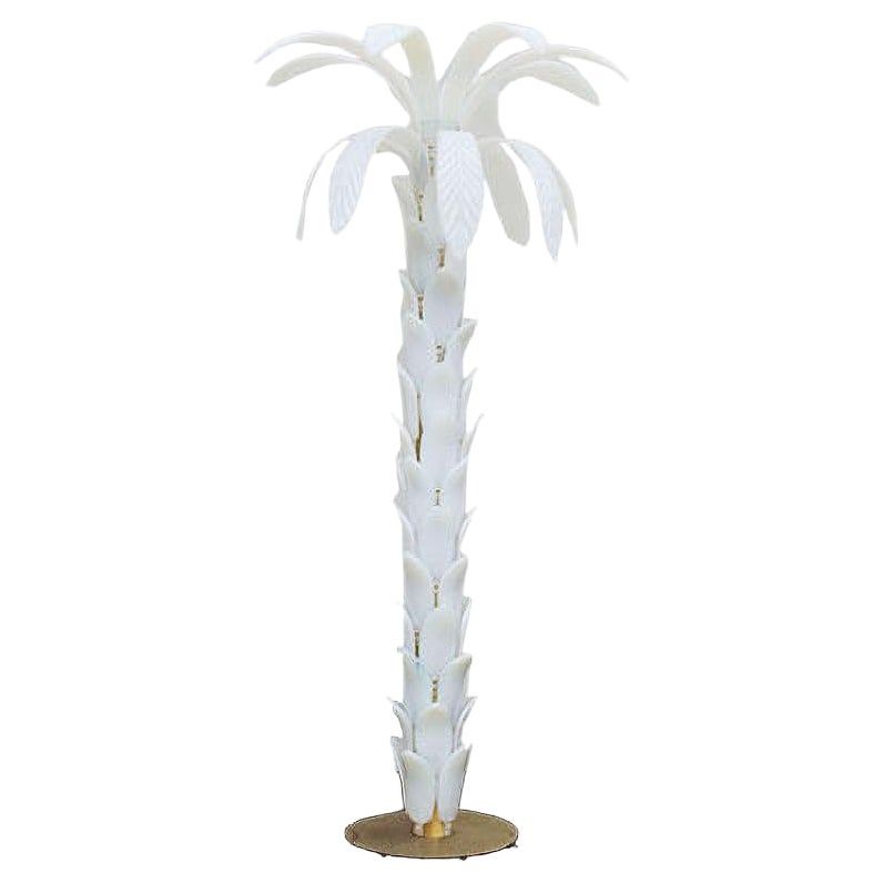 Murano Glass Palm-Shaped Floor Lamp, 1970s added by Spoak Member