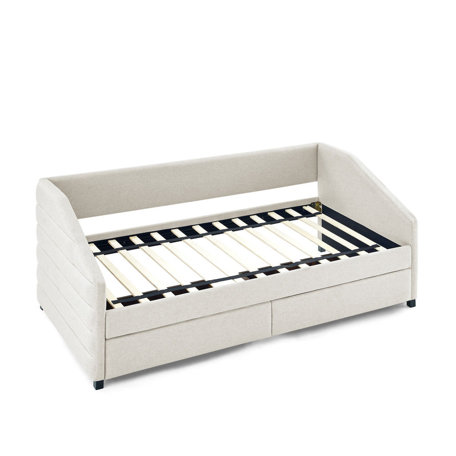 George Oliver Marchese Linen Upholstered Daybed | Wayfair added by Magdalena Denson