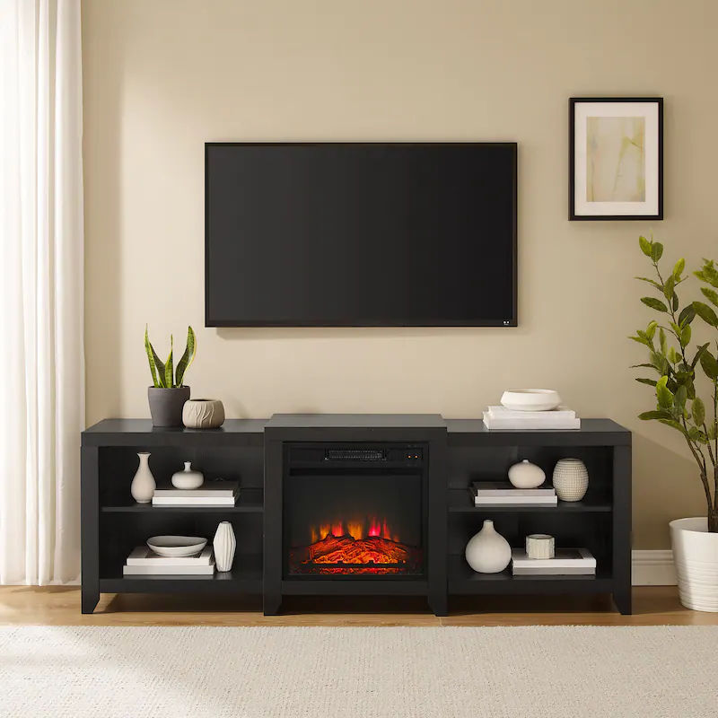 Andie 69" TV Stand with Fireplace added by Stefani Medina