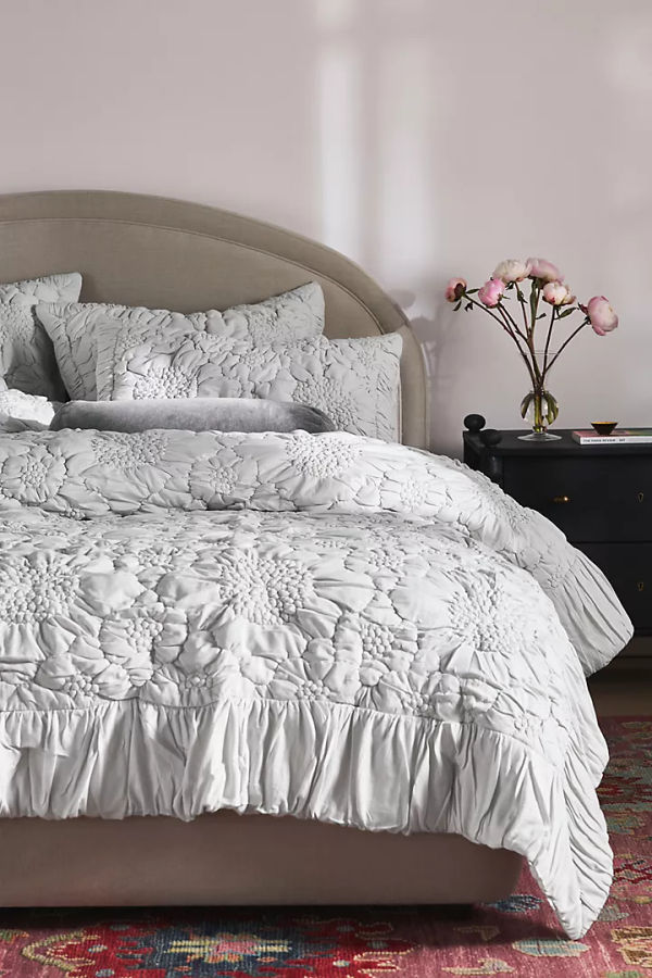 Dahlia Cotton Jersey Floral Quilt added by Bethesda Home Stylist
