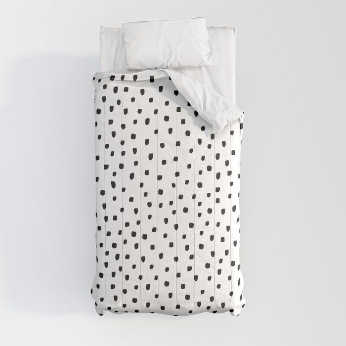 Classic Dot - Dotty Scandinavian Style Comforter by Lily and Rose added by Elevated by Elise LLC
