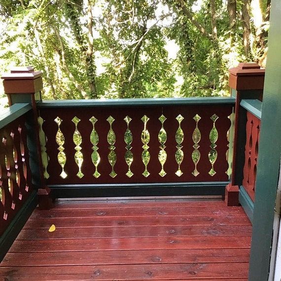 Swiss Chalet 35  Flat Sawn Stairway Baluster  | Etsy added by Spoak Member