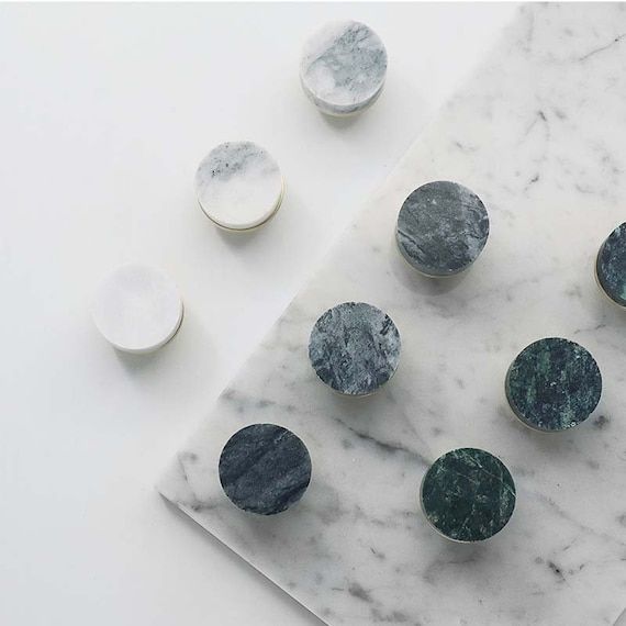 Marble Knobs and Pullls - Etsy added by Gabrielle Rosenfeld