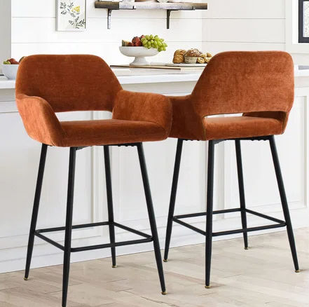 George Oliver Counter Stool With Arms | Wayfair added by Elena Coyle