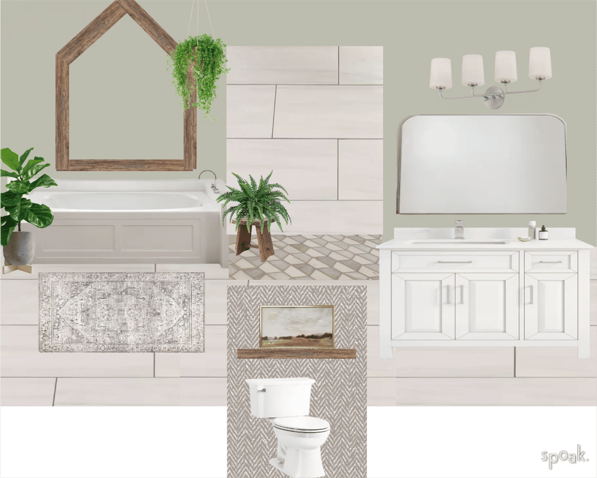 Bathroom Inspo designed by Lindsay Etter