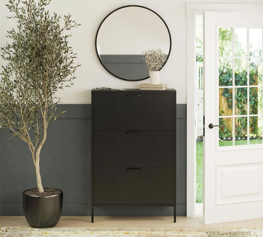 Oxford Metal 3 Door Shoe Storage Cabinet added by Kate Lynn Nemett