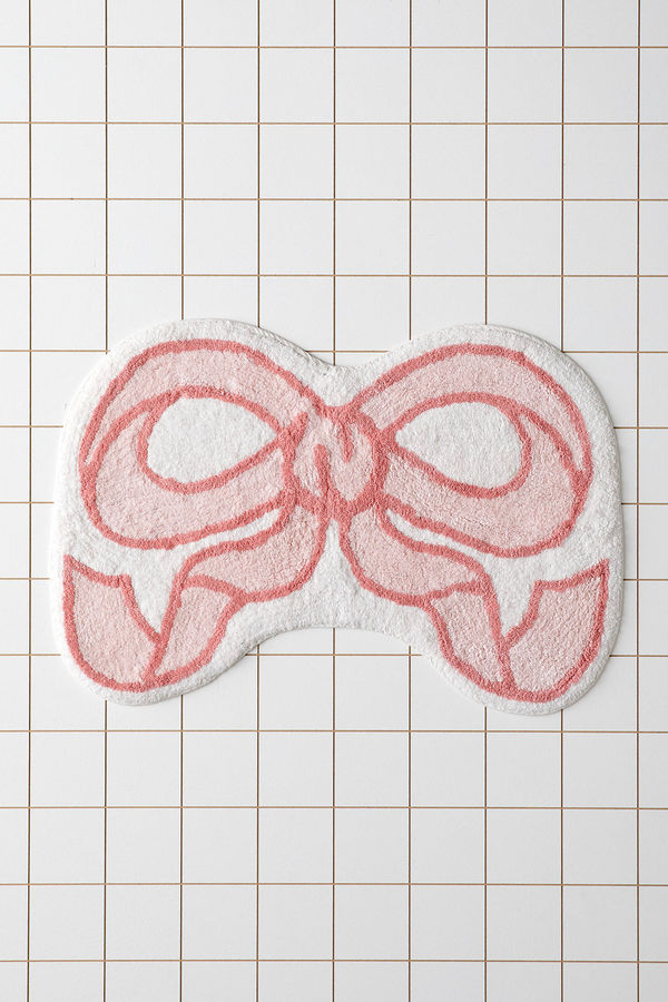 Twirly Bow Shape Tufted Bath Mat added by Molly Gaddy