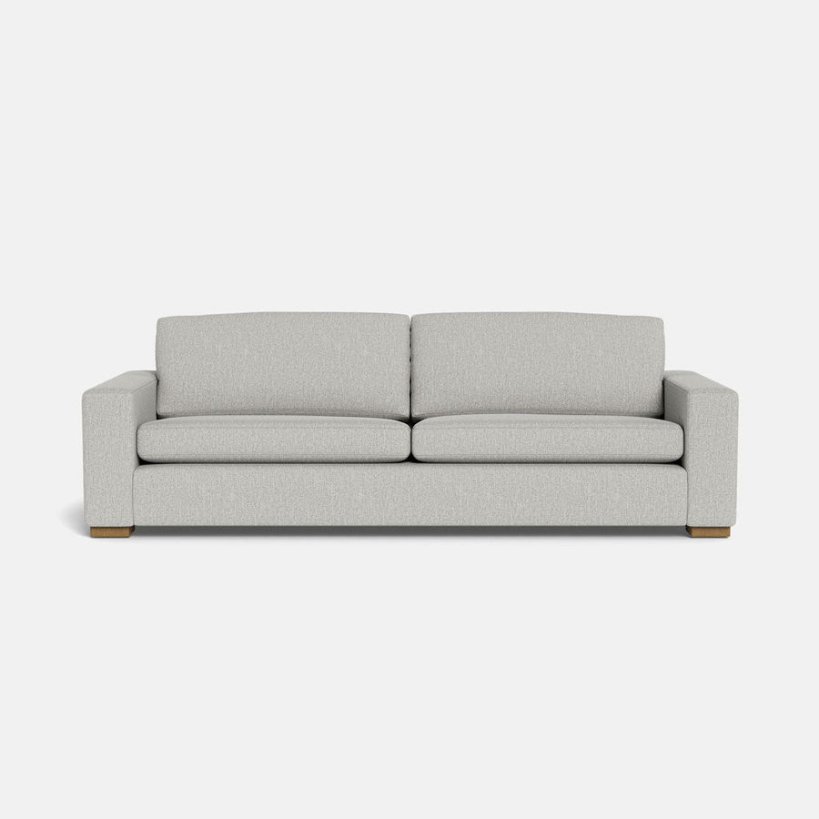 Barton SofaStorm Grey - Performance Fabric / Natural Oak added by Elevated by Elise LLC