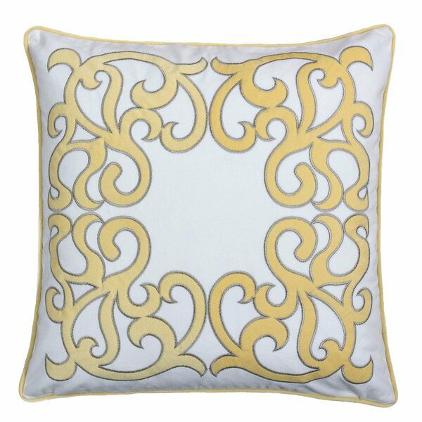 Hepp Appliqued Velvet Throw Pillow added by sallie tyler